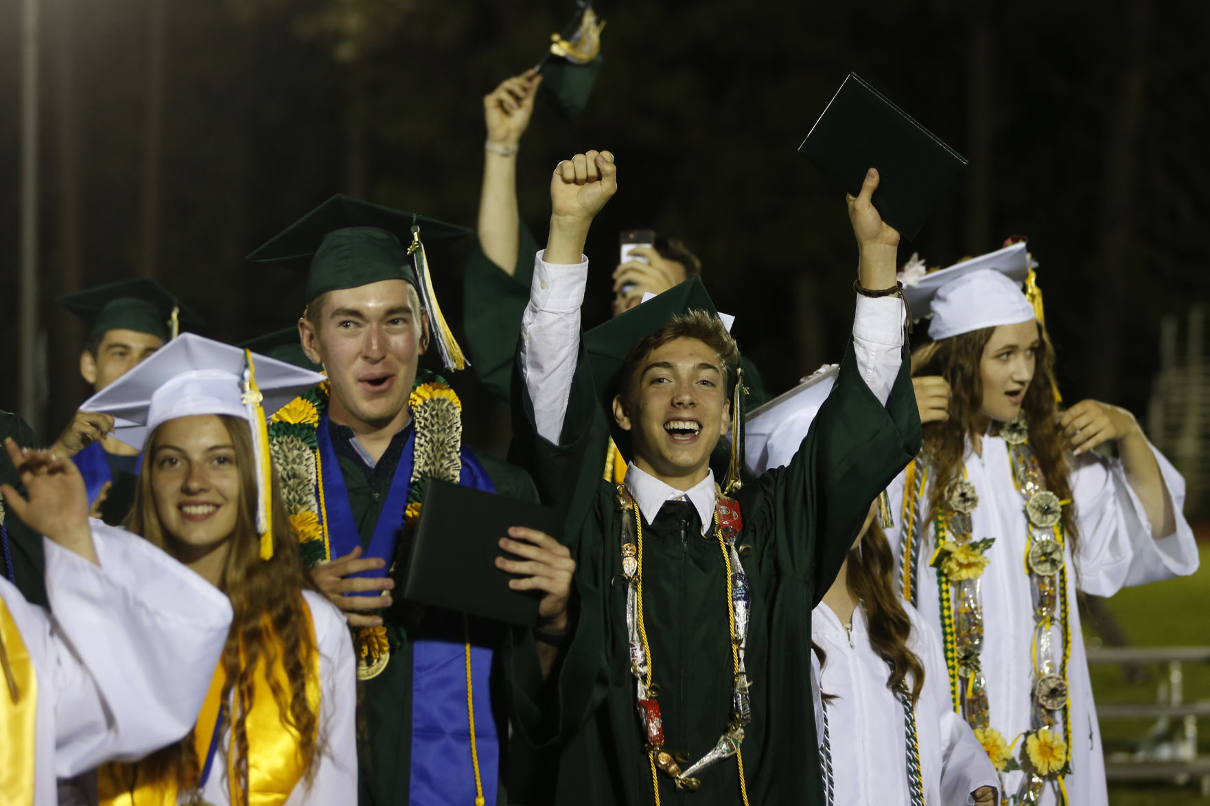 California Wildfire-Graduation Ceremony
